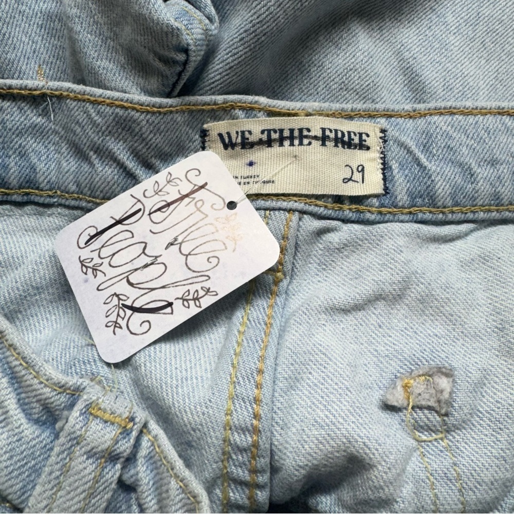 NWT Free People Tinsley Baggy High Rise Jeans Denim Wide Leg We The Free Ripper - Picture 13 of 14